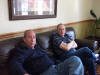 Wayne Gober & Ed King relax in hotel lobby TX11.jpg (105386 bytes)