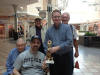 Bryce Morville with trophy by Roger Doll - bkgr Howard Hoover, Harvey Powell, & Earl Kennell.jpg (127453 bytes)