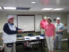 Ray Shelly recognizing Mary for her adm services.jpg (154150 bytes)